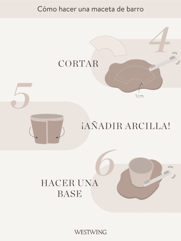 como hacer una maceta de barro