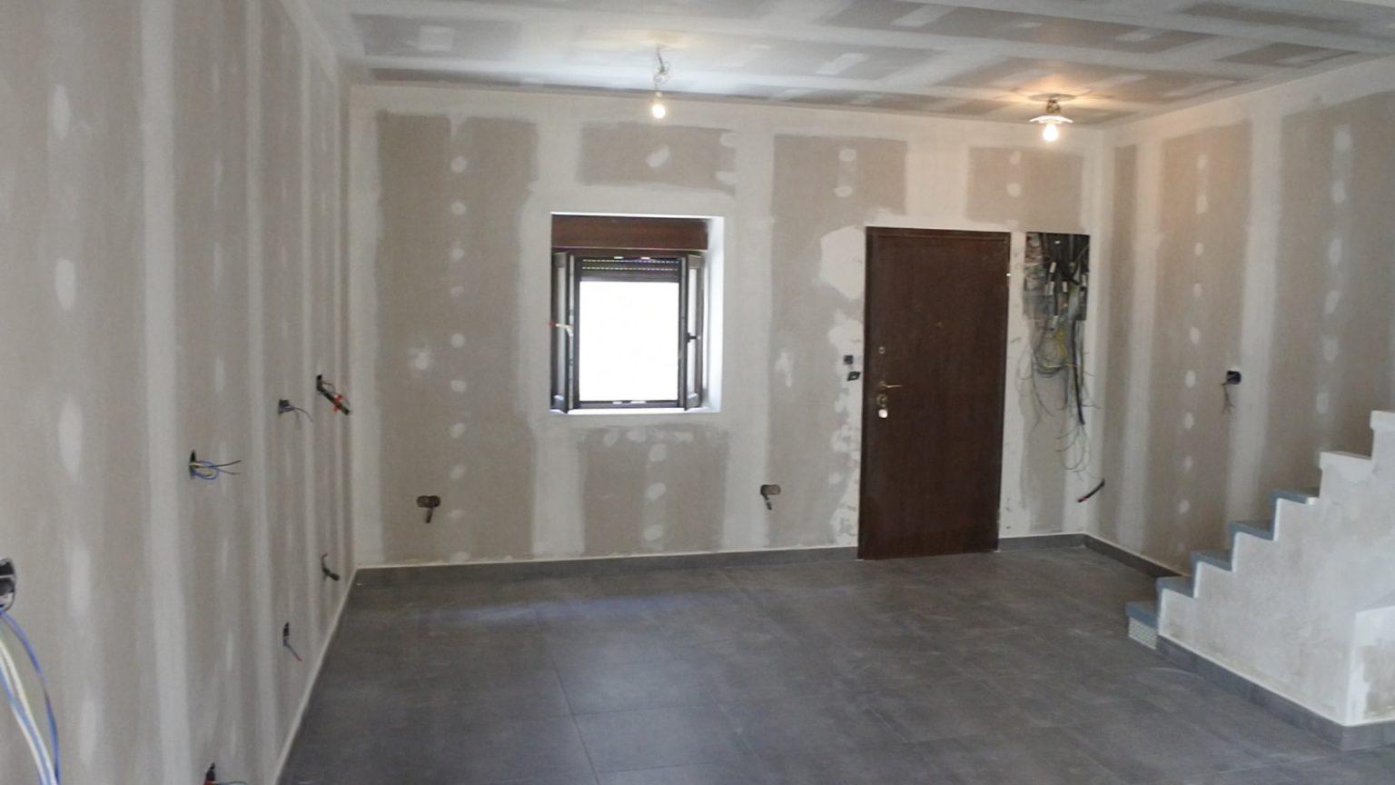 Living room before
