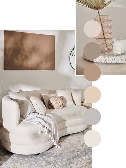 palette beige et gris