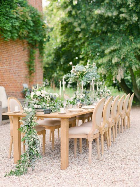 table fleurs sauvage