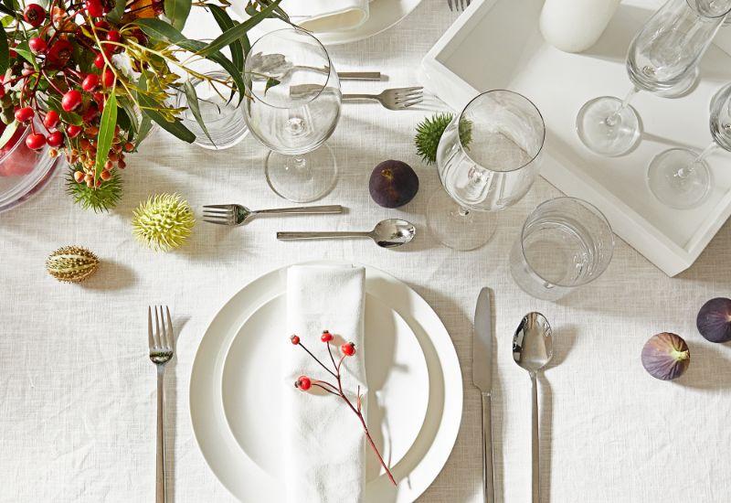 table d'automne blanche