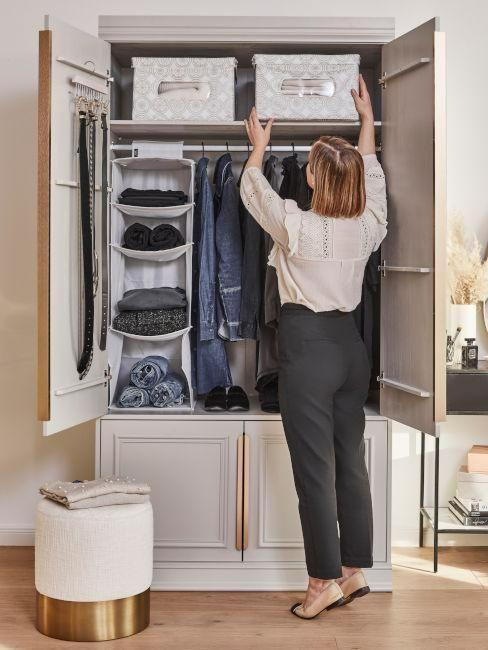 organiser son dressing avec des boites, bonnes résolutions