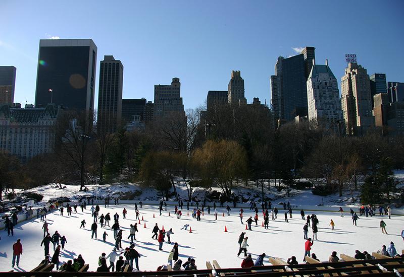 patinoire dans central park