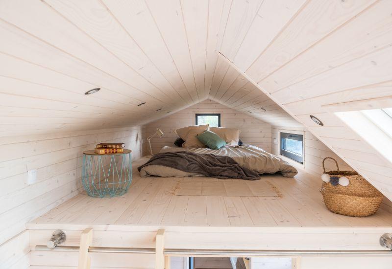 mezzanine tiny house