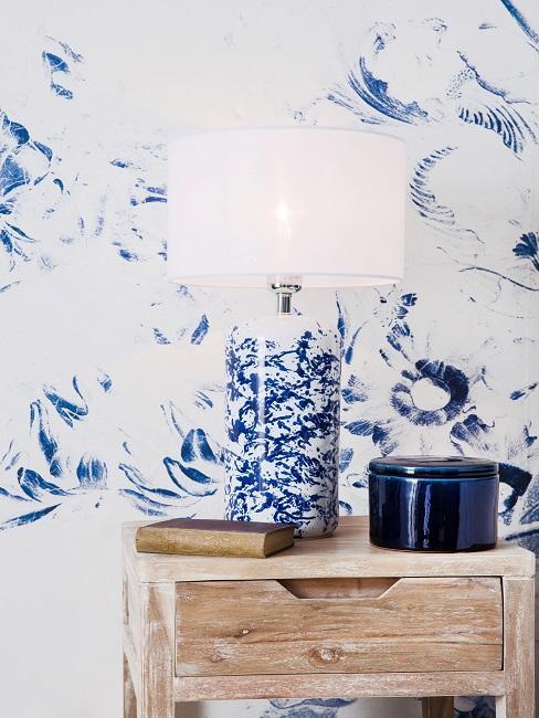 déco avec du bleu