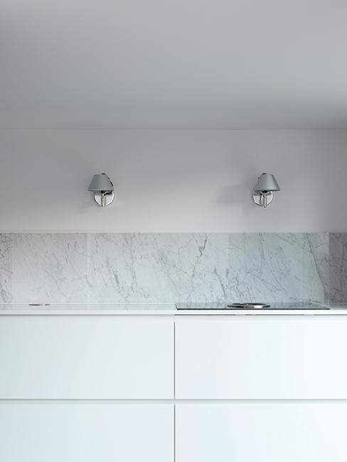 cuisine avec redence imitation marbre