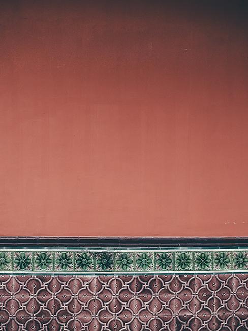 frise murale en carrelage