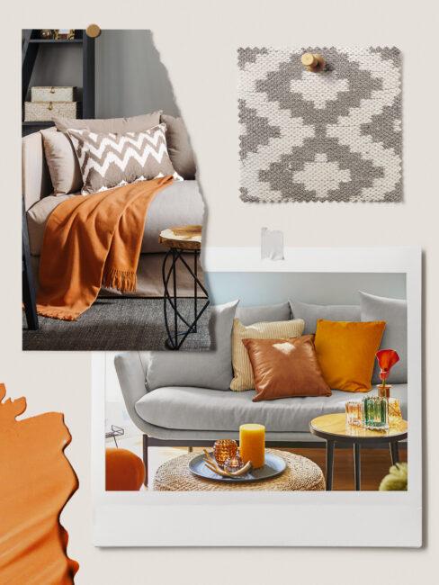 Palette orange et style ethnique