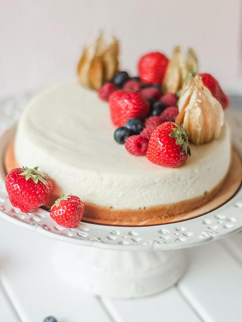 cheesecake aux fruits rouges