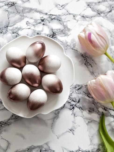 déco oeuf de Pâques ombré