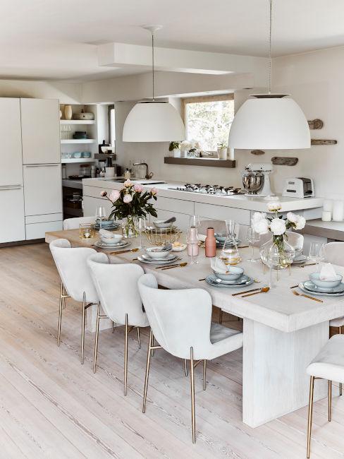 cuisine ouverte contemporaine