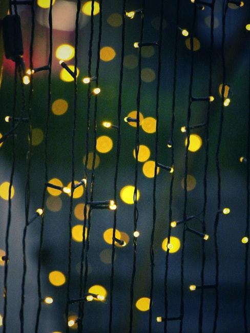 guirlande lumineuse jaune