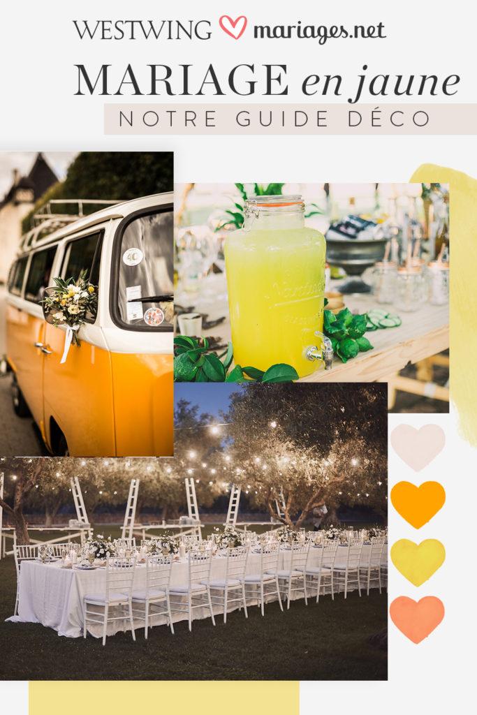 inspiration mariage en jaune