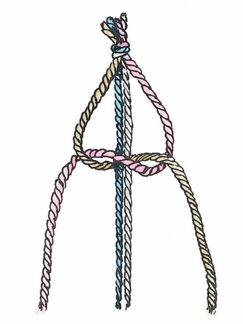 dessin pour faire du macramé