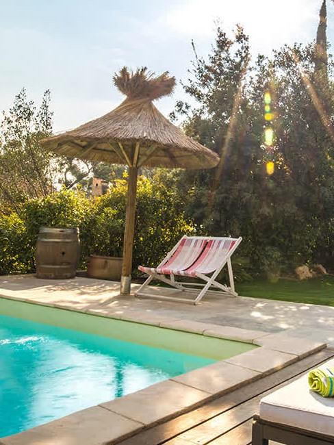 piscine et soleil