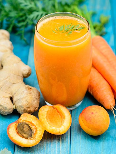 Jus vitaminé avec carotte