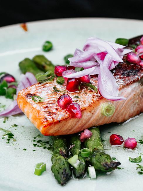 recette de saumon avec baies roses