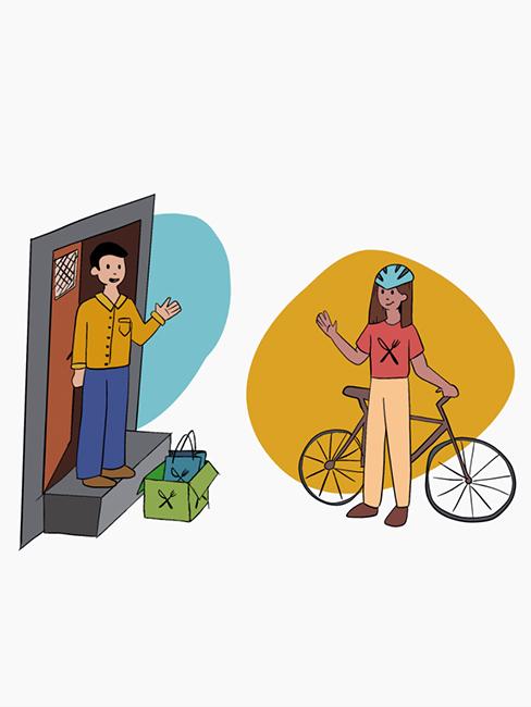 aide aux restaurants - illustration