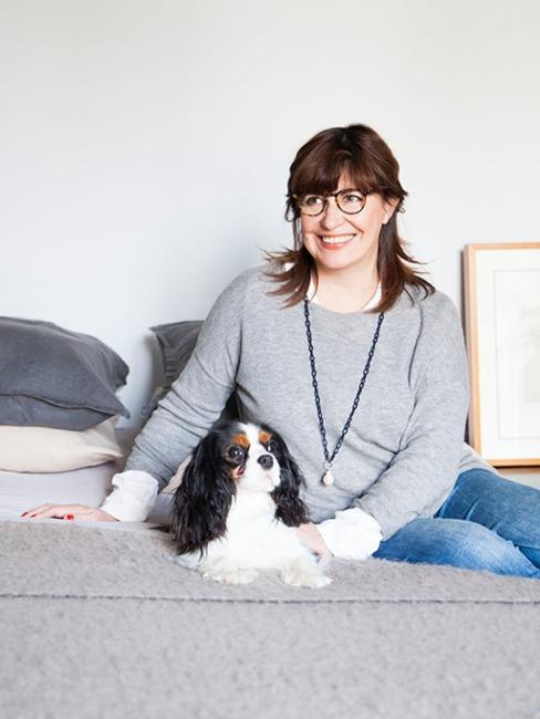 13 (1) Corinne Boutin Portrait avec son chien