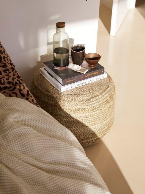 chambre cosy avec pouf