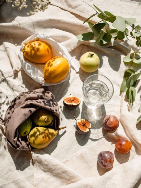 idée déco automnale avec des fruits