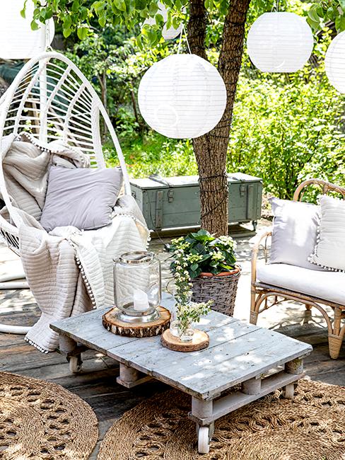 DIY table en palette pour le jardin