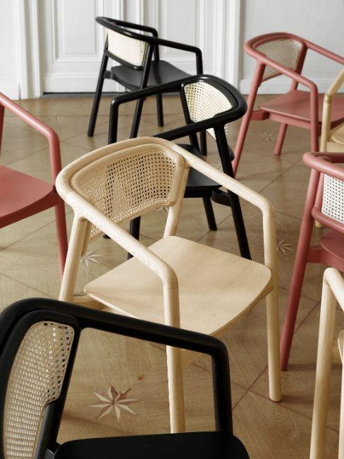 Chaises Gali en 3 couleurs