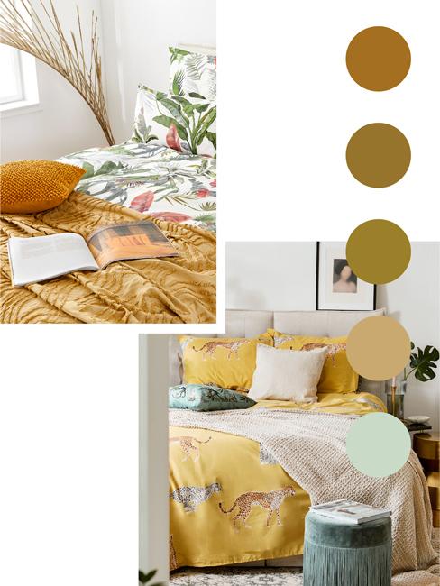 palette de couleurs jaune
