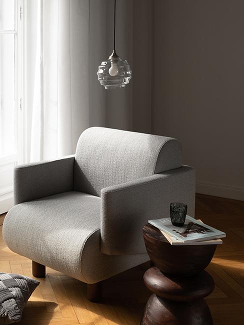 fauteuil gris westwing collection retro artsy