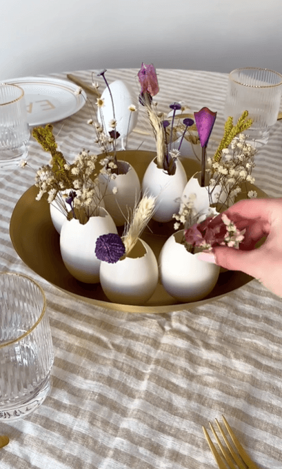 idée déco paques avec oeufs