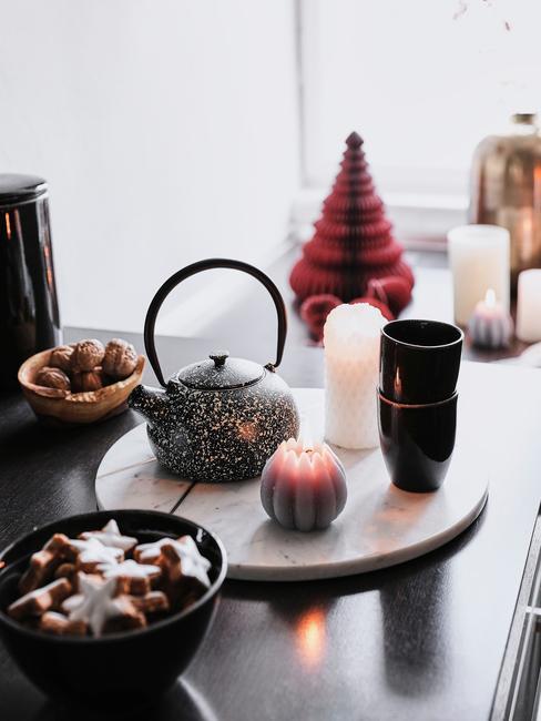 journée cosy en hiver avec thé