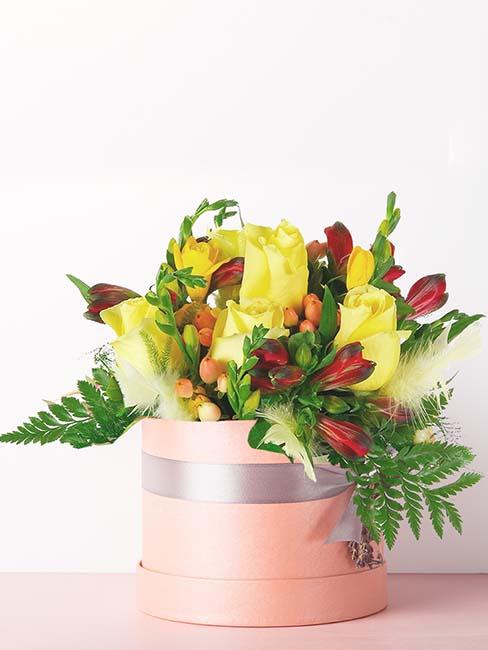 fleurs-rose-jaune