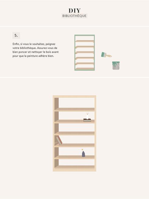 DIY bibliothèque 003