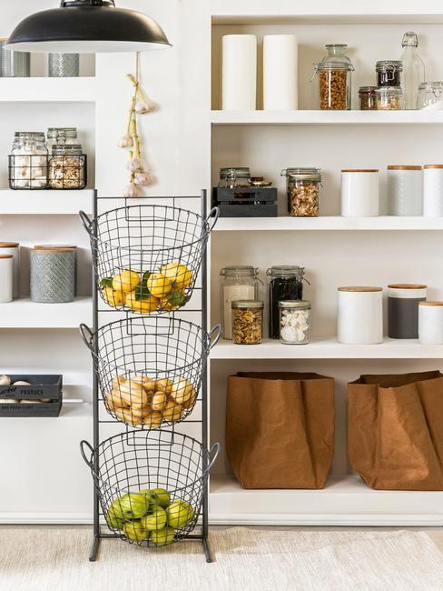 rangement dans une cuisine