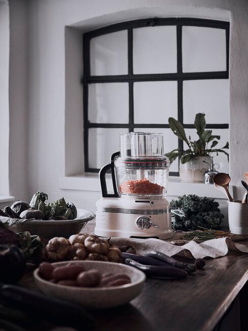 cuisine rustique avec kitchenaid