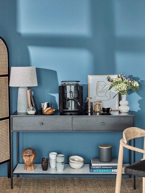 decoration bleue