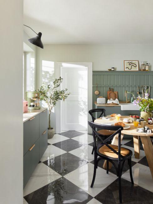 cuisine moderne kaki