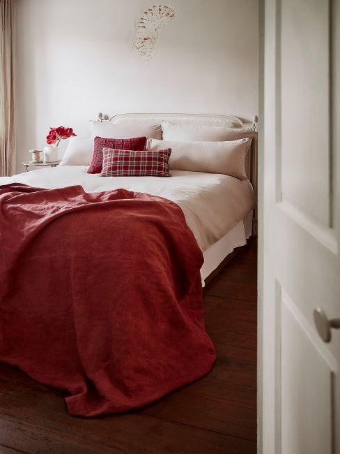 chambre à coucher, parure de lit, couverture
