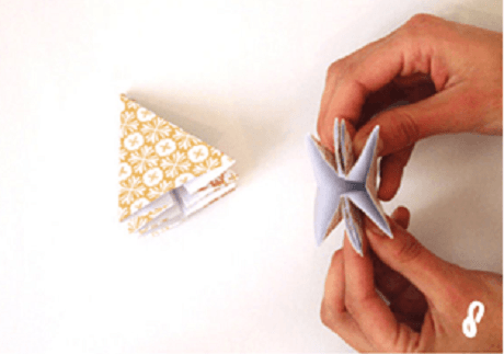 origami de noel step 8 DIY