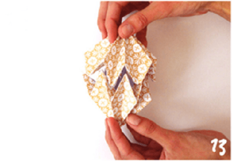 origami de noel step 13 DIY