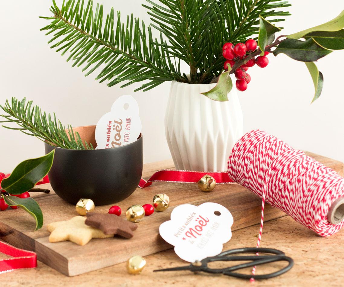 DIY bocal en verre avec biscuits