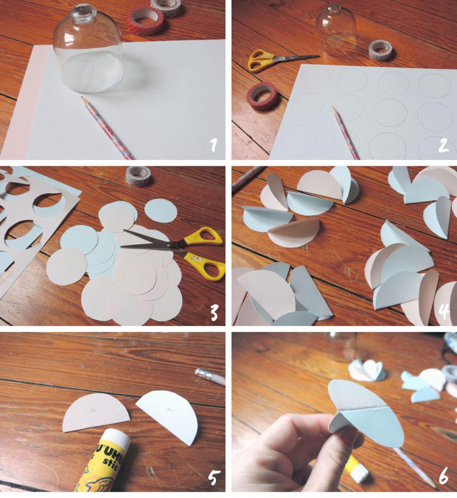 partie 2 Steps DIY origami boules