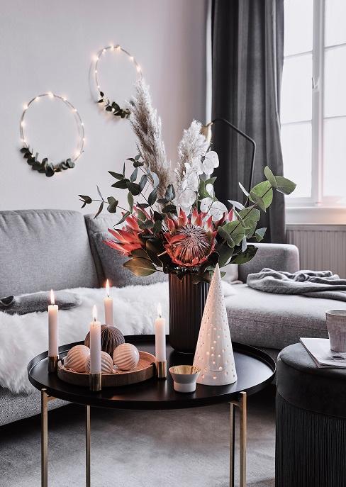 salon decore pour noel