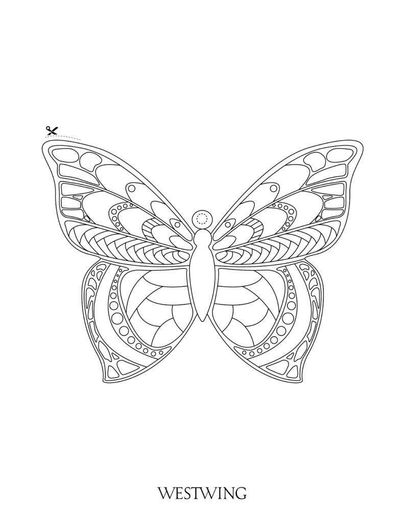 suspension DIY papillon