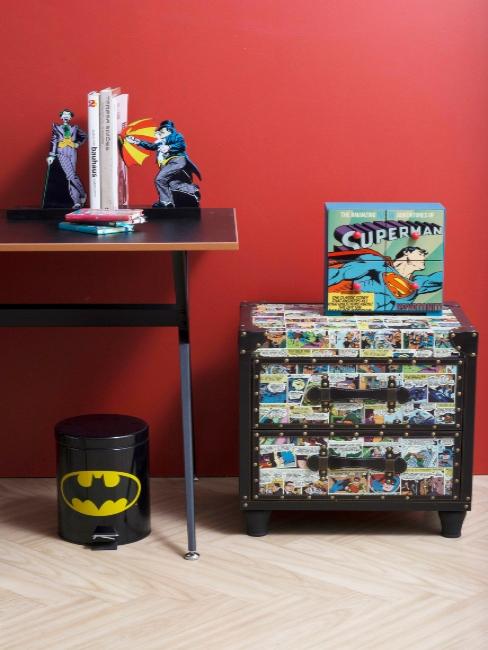 mobilier de collection pour geek passionné de super héros