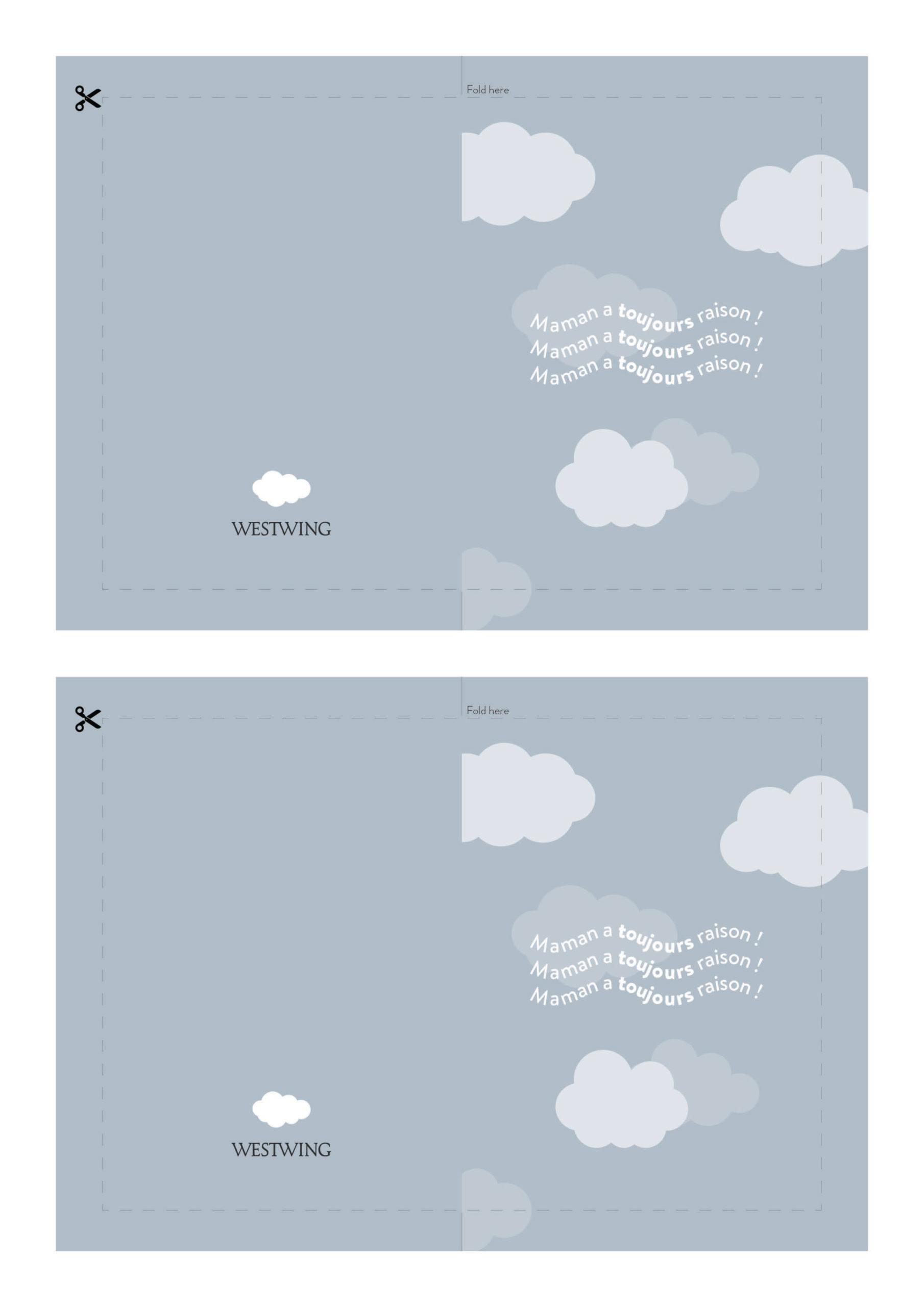 carte fête des mères à imprimer Maman a toujours raison