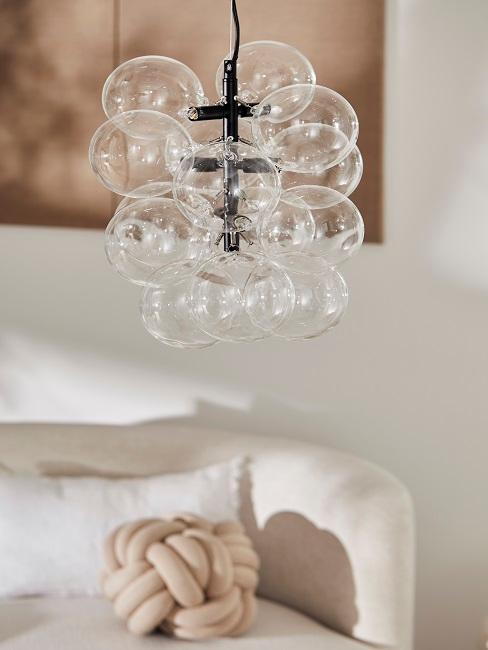suspension boule en verre tendance 2022