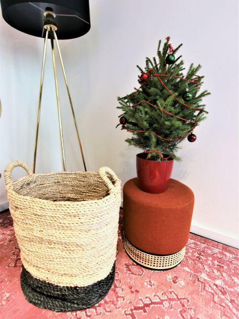 sapin de noel en pot oriental
