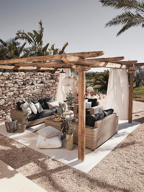 jardin a la decoration moderne et design
