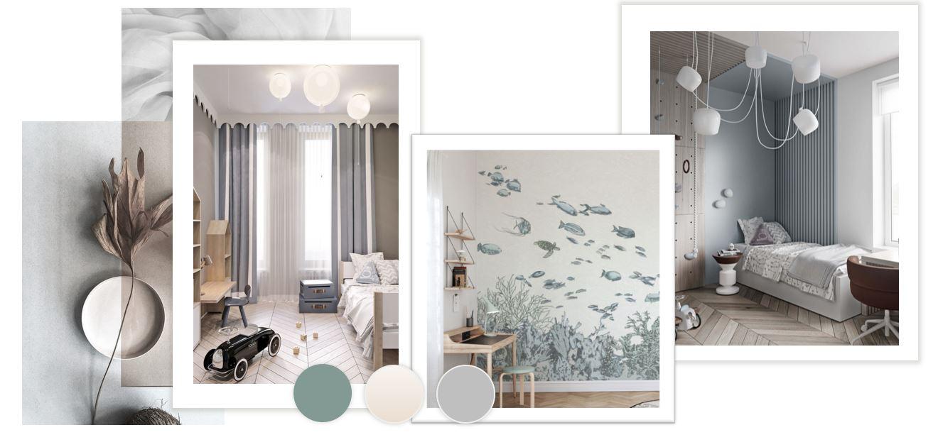 moodboard chambre d'enfant